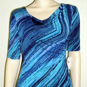 Connected Apparel NWT Sz 6P Multi Colored Dress